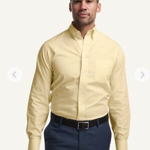 Classic Yellow Men's Dress Shirt